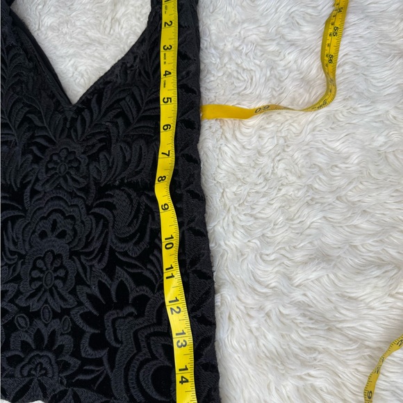 Johnny Was Mina Hobo Bag Floral Velvet Burnout Black Embroidered Boho - Picture 5 of 15